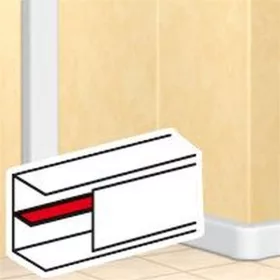   Legrand 010583 DLP 65 mm magas fedéltartó nélkül válaszfal 2m/db