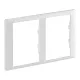 Legrand 754222 Valena Life 2x2P+F csatlakozóaljzathoz fehér kettős keret