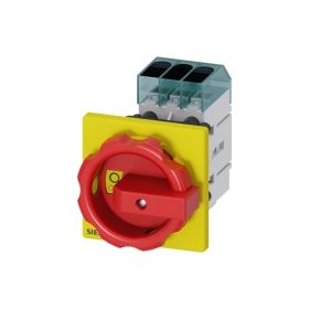   Siemens 3LD3454-0TK53 22kW panelre szerelhető piros-sárga kar főkapcsoló