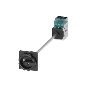   Siemens 3LD3448-0TK51 22kW szerelő lapra kivezetett hajtással fekete kar főkapcsoló