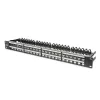 DIGITUS 19" 1U 48port fekete moduláris üres patch panel