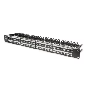   DIGITUS 19" 1U 48port fekete moduláris üres patch panel