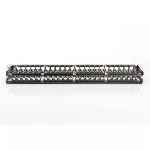DIGITUS 19" 1U 48port fekete moduláris üres patch panel