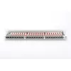 DIGITUS 19" 1U 24port Cat.6A kompakt szürke árnyékolt Patch Panel