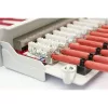 DIGITUS 19" 1U 24port Cat.6A kompakt szürke árnyékolt Patch Panel