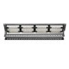DIGITUS 19" 2U 48port Cat.6 kompakt fekete árnyékolatlan Patch Panel