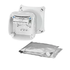   Hensel WP 0202 G kiöntőmasszával szürke vízálló kábelösszekötő doboz