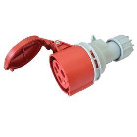   Tracon TICS-225H 32A/ 400V/ 3P+N+E/ 6h/ IP44 külső tömítőszelencével ipari csatlakozóaljzat