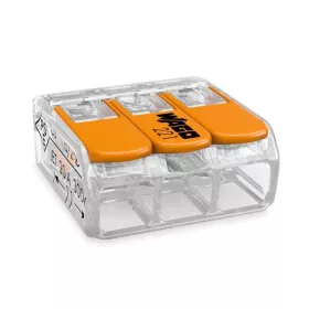   WAGO 221-413 50 db/csomag COMPACT csatos vezetékösszekötő