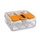 WAGO 221-413 50 db/csomag COMPACT csatos vezetékösszekötő