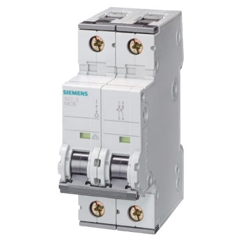 Siemens 5SY5205-7 440V DC, 400V Ac 10kA 2P C  kismegszakító