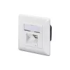 DIGITUS DN-9008-1 Cat.6A Class EA 2x RJ45 süllyesztett fali aljzat