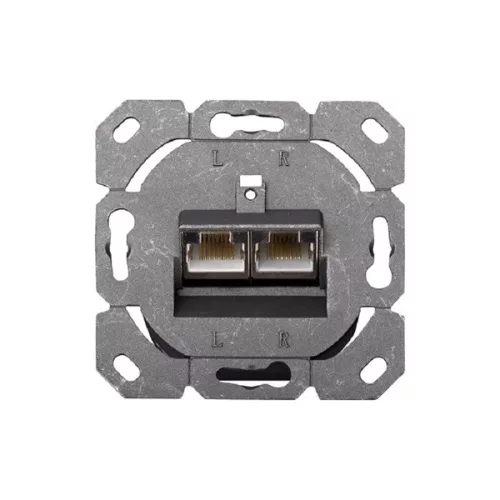 DIGITUS DN-9008-1 Cat.6A Class EA 2x RJ45 süllyesztett fali aljzat