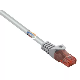DIGITUS Cat.6 U/UTP PVC 0,5m szürke patch kábel