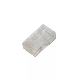   DIGITUS Cat.6 árnyékolatlan 8P8C RJ45 Pass through átmenő dugó kerek kábelekhez 100db/csomag