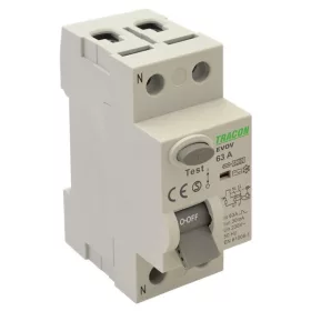   Tracon EVOV2P2503 2 pólusú 25A 30mA 6kA A áram-védőkapcsoló