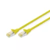DIGITUS Cat.6A S/FTP LSZH 0,5m sárga patch kábel