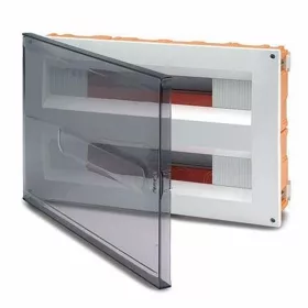   FAMATEL 3338-FT 38 mod. 2  átlátszó ajtóval soros gipszkarton elosztószekrény