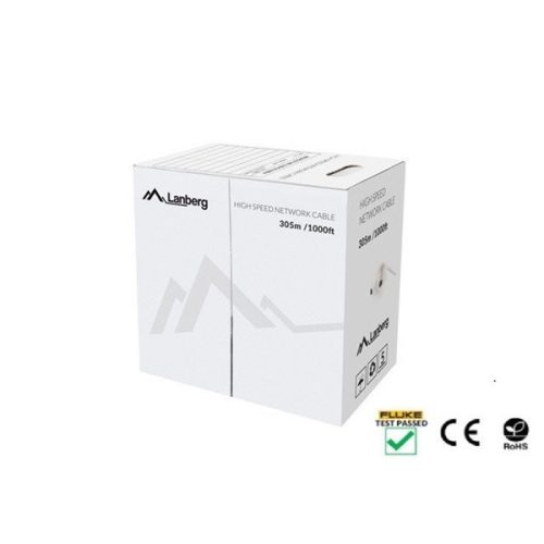 Lanberg LCU5-12CU-0305-Y Cat.5e UTP AWG24 PVC CU 305m árnyékolatlan sárga fali kábel
