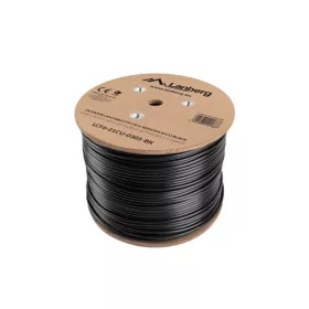   Lanberg LCF6-21CU-0305-BK Cat.6 F/UTP AWG23 Fca PE 305m árnyékolt fekete kültéri kábel