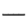 Lanberg PPU5-1024-B 19" 1U 24port Cat.5e UTP árnyékolatlan fekete patch panel