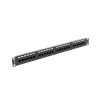 Lanberg PPU5-1024-B 19"/1U 24port Cat5e UTP árnyékolatlan fekete patch panel