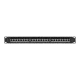 Lanberg PPS7-1024-B 19" 1U 24port Cat.7 FTP árnyékolt fekete patch panel