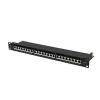 Lanberg PPS7-1024-B 19" 1U 24port Cat.7 FTP árnyékolt fekete patch panel