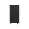 Lanberg FF01-8037-12BL 19" 37U SZÉL:800mm MÉLY:1000mm MAG:1883mm lapraszerelt LCD üvegajtós fekete rack szekrény