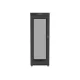 Lanberg FF01-8042-23BL 19" 42U SZÉL:800mm MÉLY:1000mm MAG:2097mm lapraszerelt LCD hálós fémajtós fekete rack szekrény