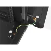 Lanberg WF01-6404-10B 19" 4U SZÉL:600mm MÉLY:450mm MAG:290mm lapraszerelt üvegajtós fekete fali rack szekrény