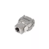 Lanberg KSF5-2000 Cat.5e FTP 180°-os szerszám nélkül szerelhető árnyékolt RJ45 Keystone jack