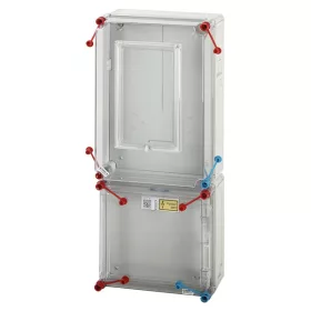   Hensel HB3008-U 1/3F 1xM80A 1-szintes 1-mérőhely 1M szerelőlappal huzalozással  mérőszekrény