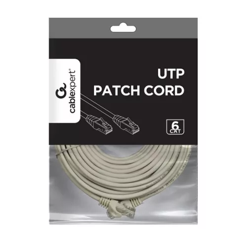 Gembird PP6U-30M 30m UTP Cat6 szürke patch kábel