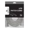 Gembird PP12-30M 30m RJ45 CAT5e UTP M/M szürke patch kábel