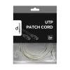 Gembird PP12-7.5M 7,5m RJ45 CAT5e UTP M/M szürke patch kábel