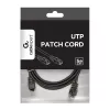Gembird PP12-2M/BK 2m RJ45 CAT5e UTP M/M fekete kábel