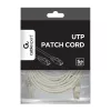 Gembird PP12-10M 10m RJ45 CAT5e UTP M/M szürke patch kábel