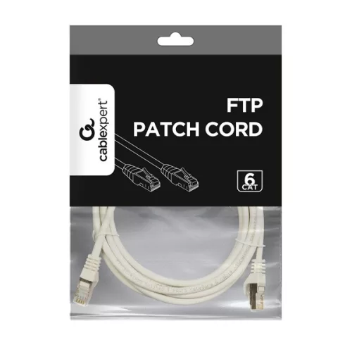 Gembird PP6-3M 3m RJ45 CAT6 FTP - RJ45 CAT6 FTP M/M szürke patch kábel