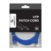Gembird PP12-2M/B 2m RJ45 CAT5e UTP M/M kék kábel