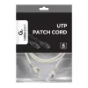 Gembird PP6U-1M 1m RJ45 CAT6 UTP - RJ45 CAT6 UTP M/M szürke patch kábel