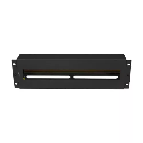 Lanberg AK-VDP103-B 19" 3U DIN sínes fedeles kismegszakító tartó panel