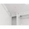 Lanberg WF01-6404-10S 19" 4U SZÉL:600mm MÉLY:450mm MAG:290mm lapraszerelt üvegajtós szürke fali rack szekrény