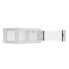 Lanberg WF01-6404-10S 19" 4U SZÉL:600mm MÉLY:450mm MAG:290mm lapraszerelt üvegajtós szürke fali rack szekrény