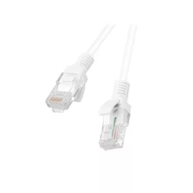   Lanberg PCU6-10CC-0200-W Cat.6 U/UTP PVC réz bevonatú alumínium fehér patch kábel 2m