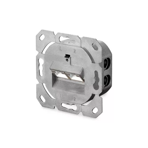 DIGITUS DN-9006-N Cat.6 Modulo50 dupla falon kívüli aljzat 2xRJ45 árnyékolt csatlakozóval