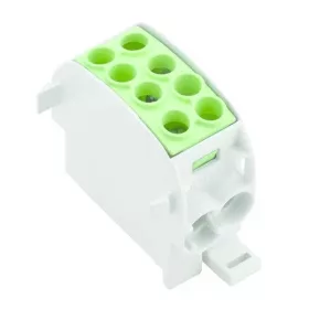   Leipold 202/125A Cu/Al ónozott zöld 2x35+2x25mm2 1P 25mm2/ HLAK 35/25 PE fővezetéki leágazókapocs