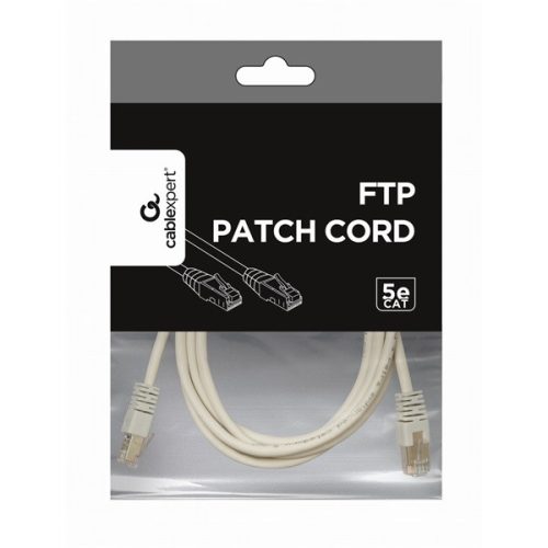 Gembird PP22-2M FTP Cat5e 2m szürke patch kábel