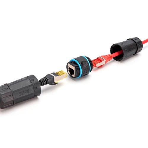 DIGITUS DN-93905-OD Cat.6A IP68 kültéri RJ45 toldó