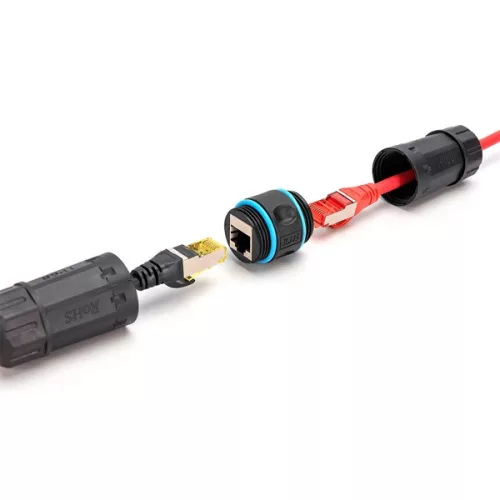 DIGITUS DN-93905-OD Cat.6A IP68 kültéri RJ45 toldó